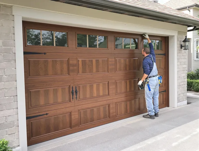 Custom garage door showcase by Kent Garage Door Repair in Kent