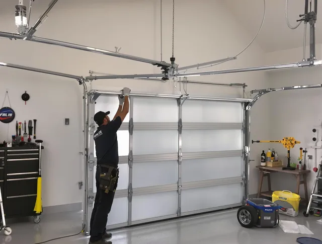 Kent Garage Door Repair certified team performing precision garage door installation in Kent
