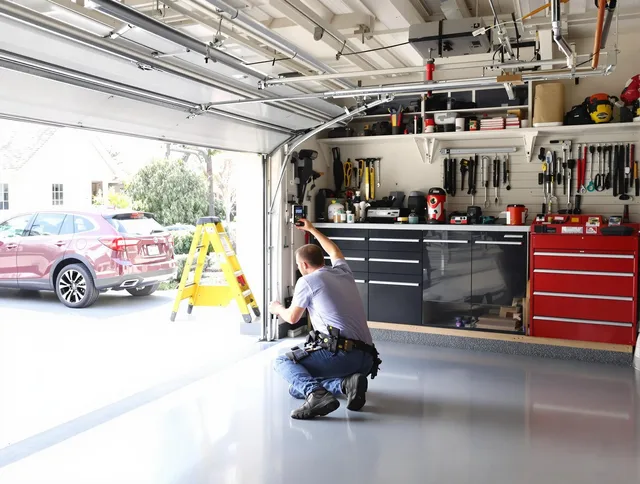 Local garage door repair service by Kent Garage Door Repair in Kent
