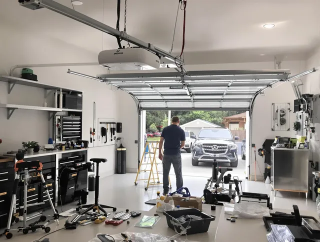 Garage door opener installation by Kent Garage Door Repair in Kent
