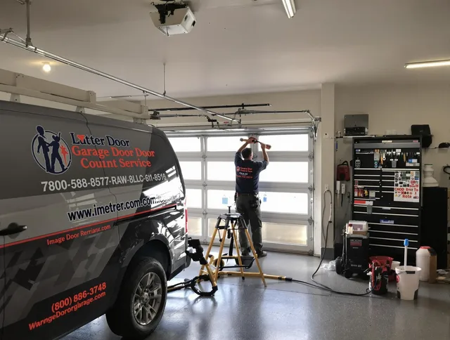 Kent Garage Door Repair team performing same-day garage door repair in Kent