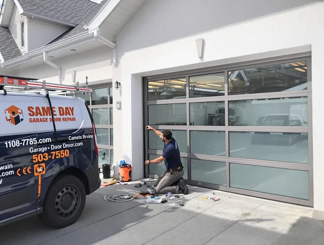 Same-day garage door repair service by Kent Garage Door Repair in Kent